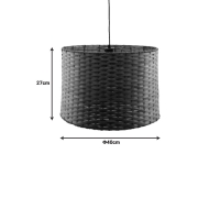 Φωτιστικό οροφής Siwel Inart Ε27 μπαμπού σε καφέ απόχρωση Φ40x27εκ Φωτιστικό οροφής Siwel Inart Ε27 μπαμπού σε καφέ απόχρωση Φ40x27εκ