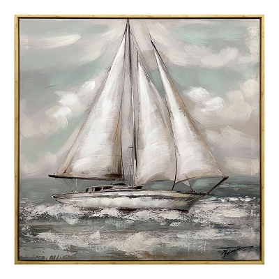 Πίνακας σε καμβά Siedo I Inart με πλαίσιο 70x3.5x70εκ Πίνακας σε καμβά Siedo I Inart με πλαίσιο 70x3.5x70εκ
