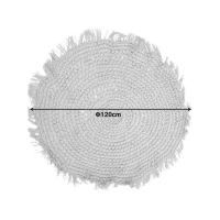 Χαλί Mibre Inart γιούτα σε φυσική απόχρωση Φ120x1εκ Χαλί Mibre Inart γιούτα σε φυσική απόχρωση Φ120x1εκ