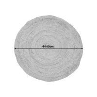 Χαλί Solon pakoworld μπεζ γιούτα Φ160x1εκ