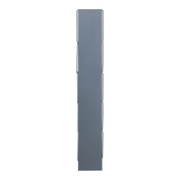 Βιβλιοθήκη Tars pakoworld γκρι-μαύρο 60x24x146.5εκ Βιβλιοθήκη Tars pakoworld γκρι-μαύρο 60x24x146.5εκ