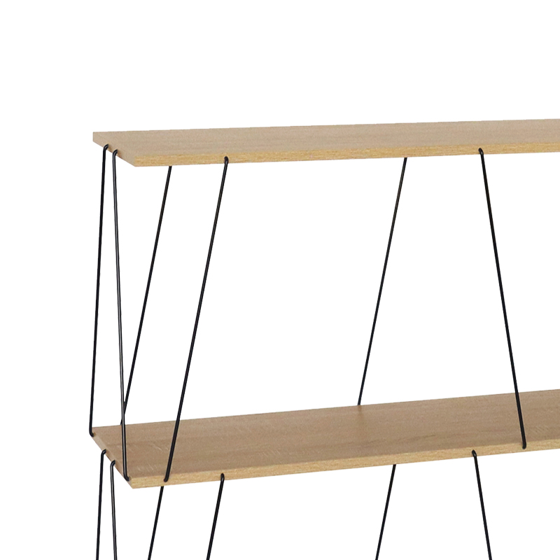 Βοηθητικό τραπέζι-ραφιέρα Tars pakoworld oak-μαύρο 80x30x69.2εκ Βοηθητικό τραπέζι-ραφιέρα Tars pakoworld oak-μαύρο 80x30x69.2εκ