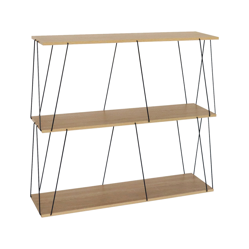 Βοηθητικό τραπέζι-ραφιέρα Tars pakoworld oak-μαύρο 80x30x69.2εκ Βοηθητικό τραπέζι-ραφιέρα Tars pakoworld oak-μαύρο 80x30x69.2εκ