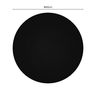 Επιφάνεια τραπεζιού Senlo pakoworld τ.Werzalit μαύρο Φ60εκ Επιφάνεια τραπεζιού Senlo pakoworld τ.Werzalit μαύρο Φ60εκ