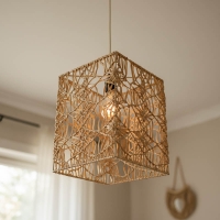 Φωτιστικό οροφής Dorotan Inart E27 φυσικό 30x27x110εκ