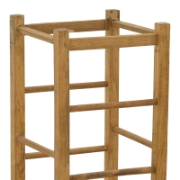 Σκαμπό καφενείου χωρίς πλάτη Bodier pakoworld καρυδί ξύλο 35x35x78εκ Σκαμπό καφενείου χωρίς πλάτη Bodier pakoworld καρυδί ξύλο 35x35x78εκ