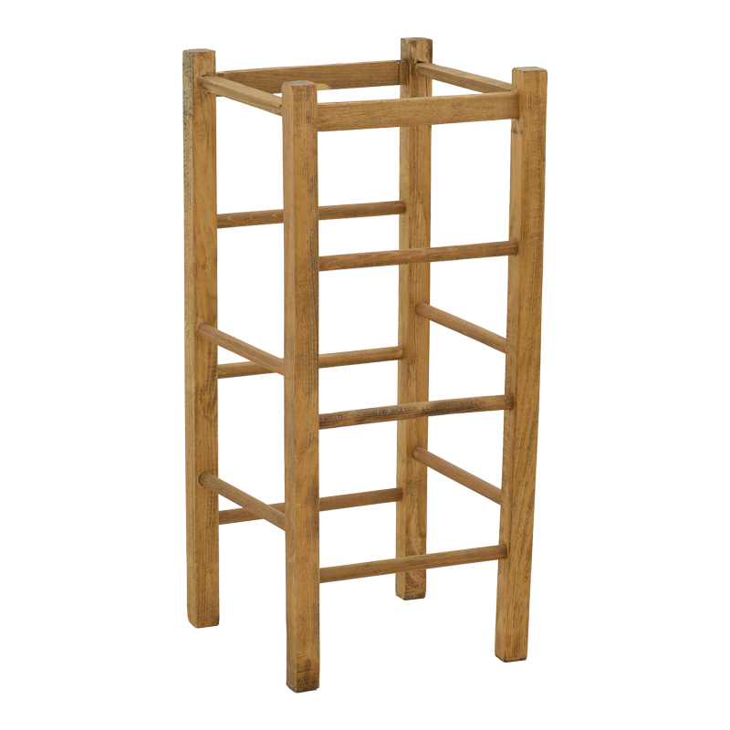 Σκαμπό καφενείου χωρίς πλάτη Bodier pakoworld καρυδί ξύλο 35x35x78εκ Σκαμπό καφενείου χωρίς πλάτη Bodier pakoworld καρυδί ξύλο 35x35x78εκ