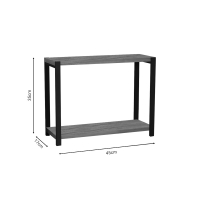 Επιτραπέζια ραφιέρα Lerf pakoworld oak μελαμίνης-μαύρο μέταλλο 48x17x40εκ Επιτραπέζια ραφιέρα Lerf pakoworld oak μελαμίνης-μαύρο μέταλλο 48x17x40εκ