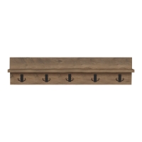 Κρεμάστρα τοίχου Esform pakoworld oak μελαμίνης 80x11x18εκ