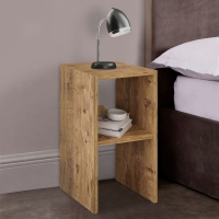 Κομοδίνο Deseo pakoworld σε oak απόχρωση 30x30x60εκ Κομοδίνο Deseo pakoworld σε oak απόχρωση 30x30x60εκ