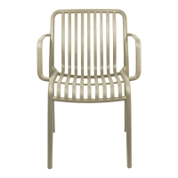 Πολυθρόνα Zoi pakoworld pp cappuccino 55.5x57.5x79εκ