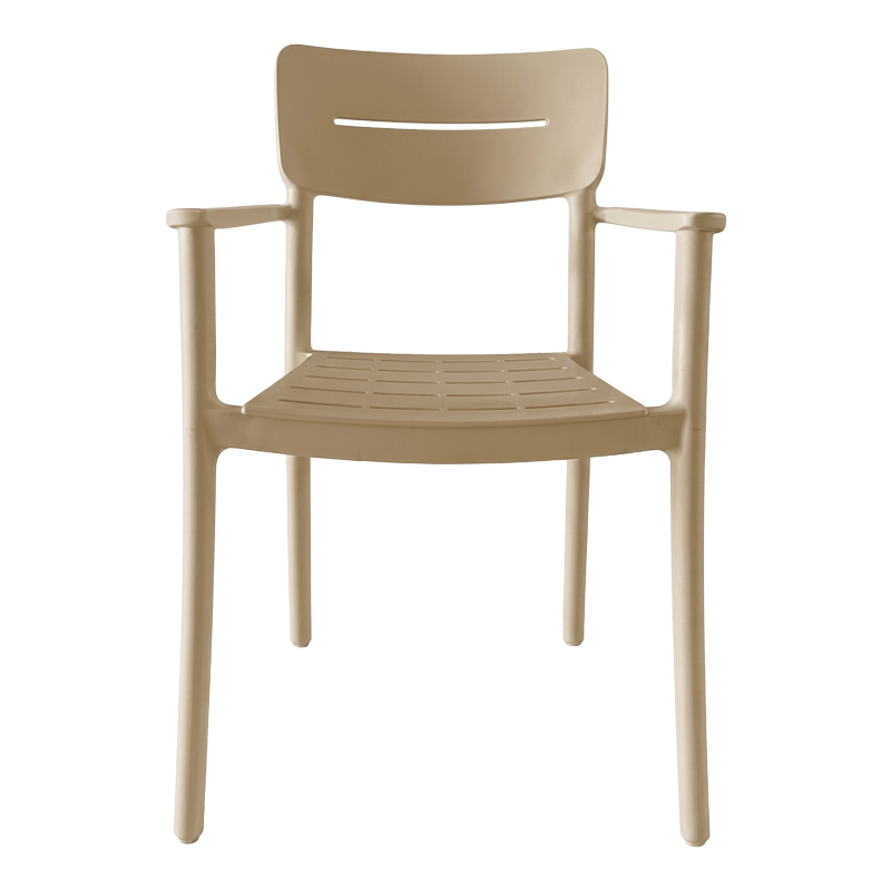 Πολυθρόνα Pilma pakoworld cappuccino PP 57x54x82εκ Πολυθρόνα Pilma pakoworld cappuccino PP 57x54x82εκ