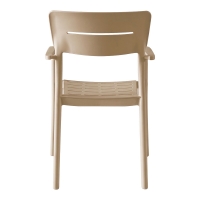 Πολυθρόνα Pilma pakoworld cappuccino PP 57x54x82εκ Πολυθρόνα Pilma pakoworld cappuccino PP 57x54x82εκ
