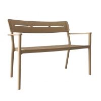 Παγκάκι διθέσιο Cadrin pakoworld cappuccino PP 117x60x83εκ Παγκάκι διθέσιο Cadrin pakoworld cappuccino PP 117x60x83εκ