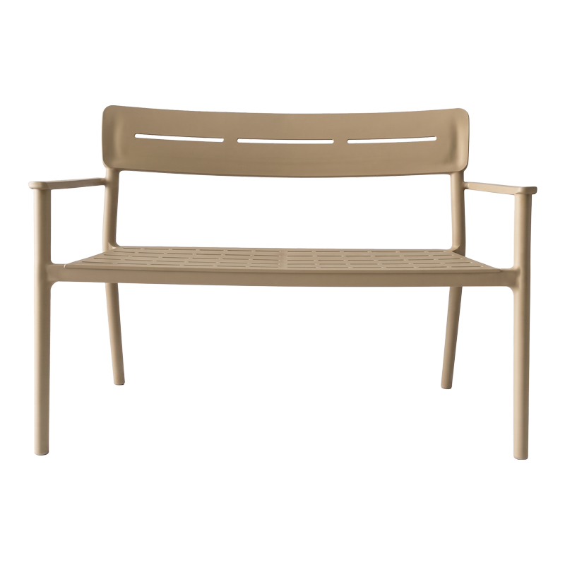 Παγκάκι διθέσιο Cadrin pakoworld cappuccino PP 117x60x83εκ Παγκάκι διθέσιο Cadrin pakoworld cappuccino PP 117x60x83εκ