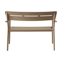 Παγκάκι διθέσιο Cadrin pakoworld cappuccino PP 117x60x83εκ Παγκάκι διθέσιο Cadrin pakoworld cappuccino PP 117x60x83εκ