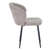 Καρέκλα Karg pakoworld μπεζ ύφασμα-πόδι μαύρο μέταλλο 57x62x80εκ Καρέκλα Karg pakoworld μπεζ ύφασμα-πόδι μαύρο μέταλλο 57x62x80εκ