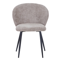 Καρέκλα Karg pakoworld μπεζ ύφασμα-πόδι μαύρο μέταλλο 57x62x80εκ Καρέκλα Karg pakoworld μπεζ ύφασμα-πόδι μαύρο μέταλλο 57x62x80εκ