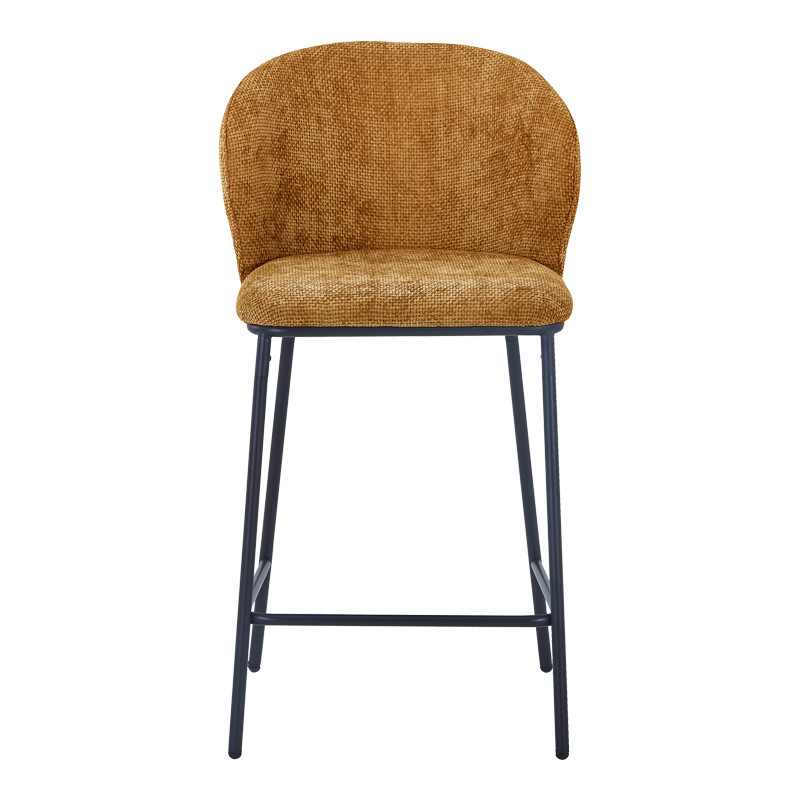 Σκαμπό μπαρ Karg pakoworld camel ύφασμα-πόδι μαύρο μέταλλο 49x46x93εκ Σκαμπό μπαρ Karg pakoworld camel ύφασμα-πόδι μαύρο μέταλλο 49x46x93εκ