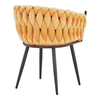 Πολυθρόνα Vivian pakoworld κίτρινο βελούδο-πόδι μαύρο μέταλλο 61x55x80εκ Πολυθρόνα Vivian pakoworld κίτρινο βελούδο-πόδι μαύρο μέταλλο 61x55x80εκ