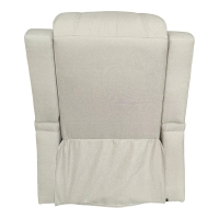 Πολυθρόνα relax με μηχανισμό massage Gessel pakoworld μπεζ ύφασμα 80x90x98εκ