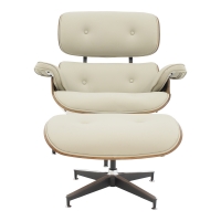 Πολυθρόνα-υποπόδιο relax Jenna pakoworld μπεζ pu- plywood καρυδί-βάση χρωμίου 82x92x82εκ Πολυθρόνα-υποπόδιο relax Jenna pakoworld μπεζ pu- plywood καρυδί-βάση χρωμίου 82x92x82εκ