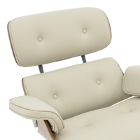 Πολυθρόνα-υποπόδιο relax Jenna pakoworld μπεζ pu- plywood καρυδί-βάση χρωμίου 82x92x82εκ Πολυθρόνα-υποπόδιο relax Jenna pakoworld μπεζ pu- plywood καρυδί-βάση χρωμίου 82x92x82εκ