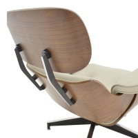 Πολυθρόνα-υποπόδιο relax Jenna pakoworld μπεζ pu- plywood καρυδί-βάση χρωμίου 82x92x82εκ Πολυθρόνα-υποπόδιο relax Jenna pakoworld μπεζ pu- plywood καρυδί-βάση χρωμίου 82x92x82εκ