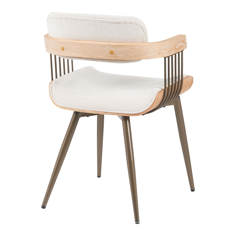 Πολυθρόνα Cameo pakoworld μέταλλο μπρονζέ-white-wash ξύλο-μπέζ ύφασμα 53x49.5x75.5εκ Πολυθρόνα Cameo pakoworld μέταλλο μπρονζέ-white-wash ξύλο-μπέζ ύφασμα 53x49.5x75.5εκ