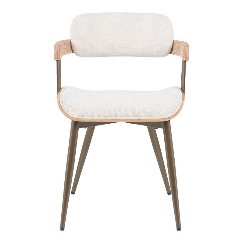 Πολυθρόνα Cameo pakoworld μέταλλο μπρονζέ-white-wash ξύλο-μπέζ ύφασμα 53x49.5x75.5εκ Πολυθρόνα Cameo pakoworld μέταλλο μπρονζέ-white-wash ξύλο-μπέζ ύφασμα 53x49.5x75.5εκ