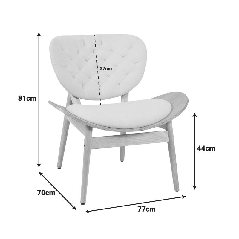 Πολυθρόνα Udalle pakoworld ξύλο σε φυσική απόχρωση με λαδί ύφασμα 77x70x81εκ Πολυθρόνα Udalle pakoworld ξύλο σε φυσική απόχρωση με λαδί ύφασμα 77x70x81εκ