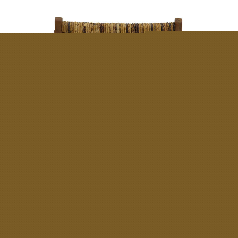 Πολυθρόνα Refane pakoworld φυσικό teak ξύλο-ψάθα 55x60x85εκ