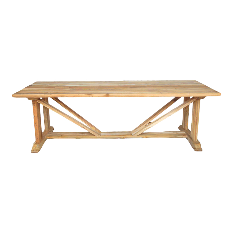 Τραπέζι Smarious pakoworld teak ξύλο σε φυσική απόχρωση 250x100x78εκ Τραπέζι Smarious pakoworld teak ξύλο σε φυσική απόχρωση 250x100x78εκ
