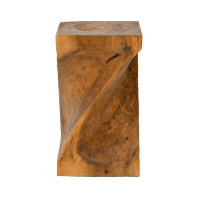 Σκαμπό Cruz pakoworld suar ξύλο σε φυσική απόχρωση 35x35x60εκ