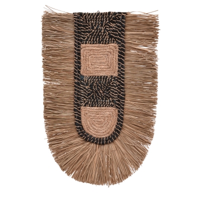 Διακοσμητικό τοίχου Baffen Inart seagrass σε φυσικό χρώμα 46x68x8εκ Διακοσμητικό τοίχου Baffen Inart seagrass σε φυσικό χρώμα 46x68x8εκ