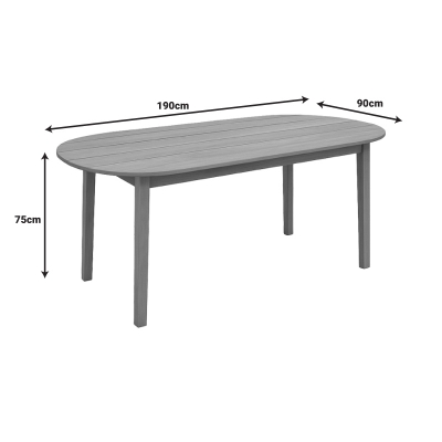 Τραπέζι Skyl pakoworld teak ξύλο σε φυσική απόχρωση 190x90x75εκ Τραπέζι Skyl pakoworld teak ξύλο σε φυσική απόχρωση 190x90x75εκ
