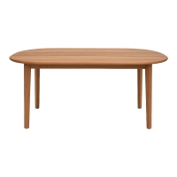 Τραπέζι Skyl pakoworld teak ξύλο σε φυσική απόχρωση 190x90x75εκ