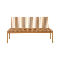 Πολυμορφικός καναπές-παγκάκι Jey pakoworld teak ξύλο σε φυσική απόχρωση 120x57.5x80εκ