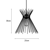 Φωτιστικό οροφής Candle I pakoworld E27 μέταλλο μαύρο Φ25x30εκ Φωτιστικό οροφής Candle I pakoworld E27 μέταλλο μαύρο Φ25x30εκ