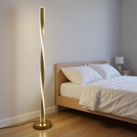 Φωτιστικό δαπέδου Jounko pakoworld led χρυσό μεταλλικό Φ20x130εκ Φωτιστικό δαπέδου Jounko pakoworld led χρυσό μεταλλικό Φ20x130εκ