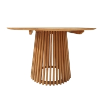 Τραπεζαρία Elaiza-Kenda I pakoworld σετ 5τεμ teak ξύλο σε φυσική-μπεζ απόχρωση Φ120x75εκ Τραπεζαρία Elaiza-Kenda I pakoworld σετ 5τεμ teak ξύλο σε φυσική-μπεζ απόχρωση Φ120x75εκ