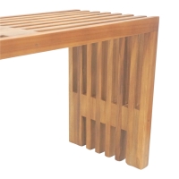 Παγκάκι Zen pakoworld teak ξύλο σε φυσική απόχρωση 140x35x48εκ Παγκάκι Zen pakoworld teak ξύλο σε φυσική απόχρωση 140x35x48εκ