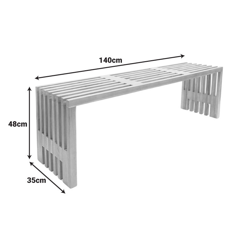 Παγκάκι Zen pakoworld teak ξύλο σε φυσική απόχρωση 140x35x48εκ Παγκάκι Zen pakoworld teak ξύλο σε φυσική απόχρωση 140x35x48εκ