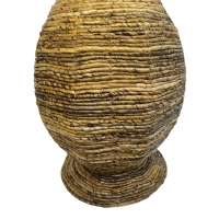 Διακοσμητικό βάζο Strail Inart banana rope σε φυσική απόχρωση Φ40x100εκ Διακοσμητικό βάζο Strail Inart banana rope σε φυσική απόχρωση Φ40x100εκ