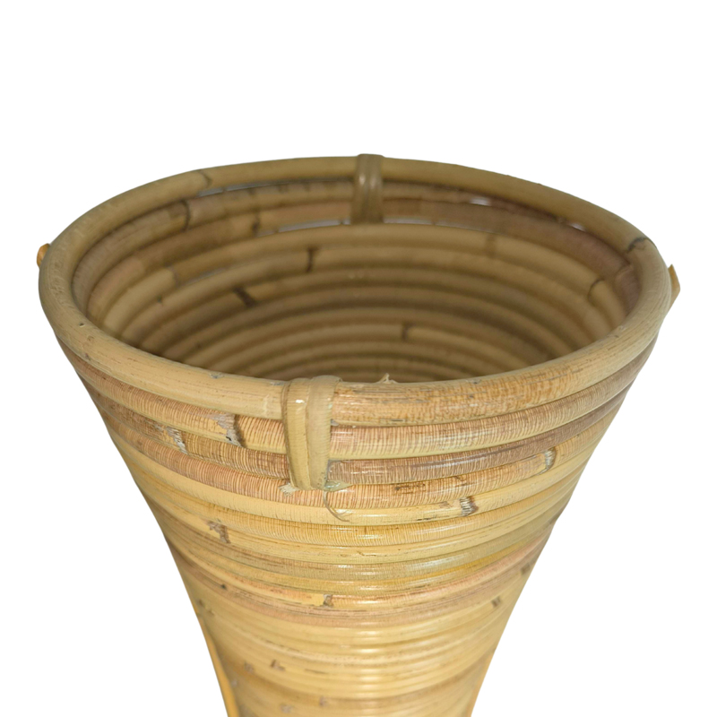 Βάζο Virnia Inart pe rattan σε φυσική απόχρωση Φ40x100εκ Βάζο Virnia Inart pe rattan σε φυσική απόχρωση Φ40x100εκ