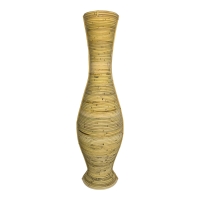 Βάζο Virnia Inart pe rattan σε φυσική απόχρωση Φ40x100εκ Βάζο Virnia Inart pe rattan σε φυσική απόχρωση Φ40x100εκ