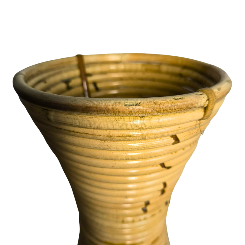 Βάζο Virnia Inart pe rattan σε φυσική απόχρωση Φ40x70εκ Βάζο Virnia Inart pe rattan σε φυσική απόχρωση Φ40x70εκ