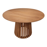 Τραπέζι Kenda Ι pakoworld mindi ξύλο σε φυσική απόχρωση Φ120x75εκ Τραπέζι Kenda Ι pakoworld mindi ξύλο σε φυσική απόχρωση Φ120x75εκ