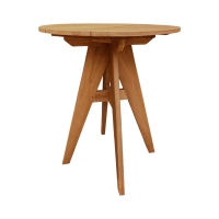 Τραπέζι Cadrada pakoworld teak ξύλο σε φυσική απόχρωση Φ70x76εκ Τραπέζι Cadrada pakoworld teak ξύλο σε φυσική απόχρωση Φ70x76εκ