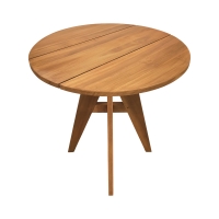 Τραπέζι Cadrada pakoworld teak ξύλο σε φυσική απόχρωση Φ70x76εκ Τραπέζι Cadrada pakoworld teak ξύλο σε φυσική απόχρωση Φ70x76εκ